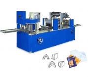 雙色印刷壓花折疊餐巾紙機